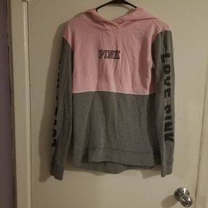 VS pink hoodie